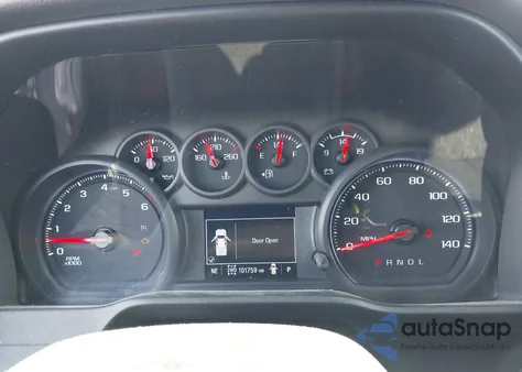 2021 Chevrolet Silverado 1500 4Wd Short Bed Custom Trail Boss z USA, uszkodzony, nr VIN 1GCPYCEH1MZ236049